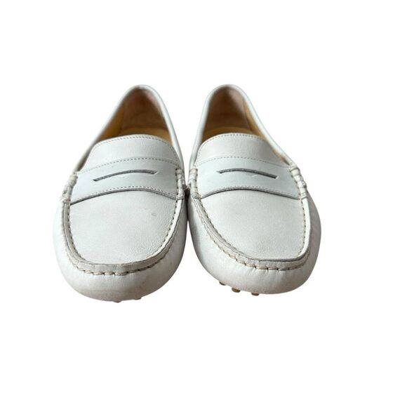 M. Gemi The Pastoso Light Blue Leather Driving Loafers| Size 7 - Picture 8 of 9